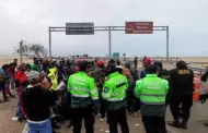 Tacna: Inmigrantes bloquean vías en la Línea de la Concordia para exigir su ingreso al Perú