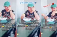 Peruano decepcionado al pedir ceviche en Ecuador: "Por qu tomate?"