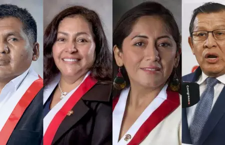 Congresistas que viajaron a Rusia con gastos pagados por la embajada rusa.