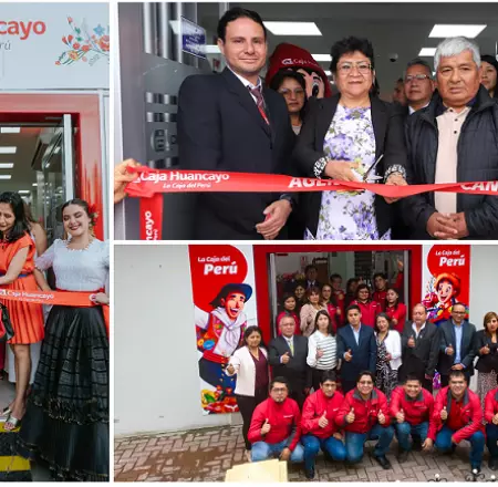 Caja Huancayo inaugura 3 nuevas agencias