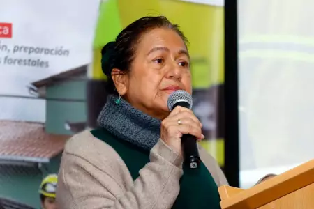 Albina Ruíz, ministra del ambiente.
