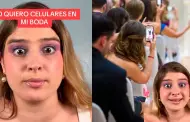 Joven genera debate al no permitir celulares en su boda: "Para eso tengo al fotgrafo"