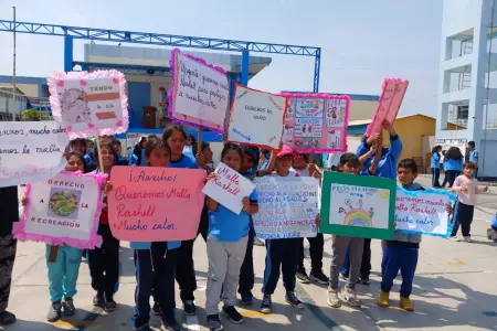 Profesores y estudiantes del centro educativo Las Palmas exigen reparacin de ma