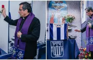 Alianza Lima bendice sus camisetas blanquimoradas en honor al Seor de los Milagros