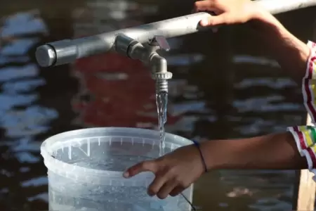 Corte de agua en Lima.