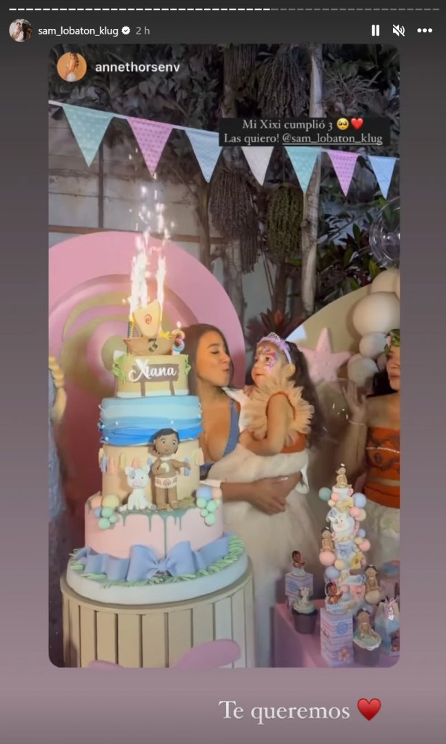 Samahara celebra cumpleaos de su hija