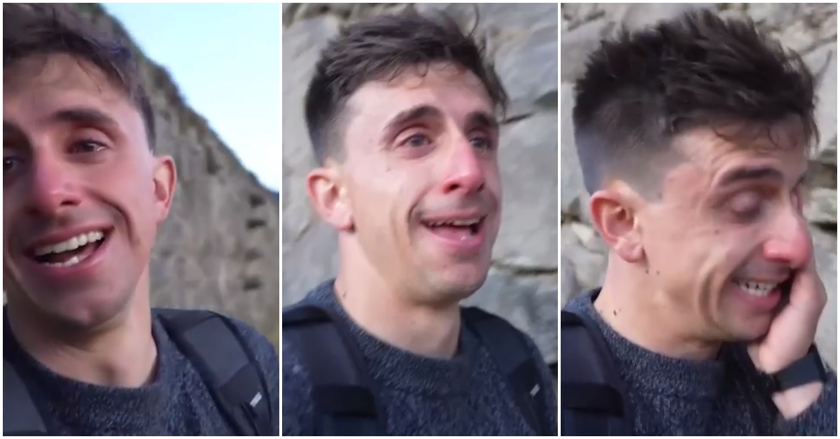 "Perú es una maravilla": Italiano se emociona hasta las lágrimas al visitar Machu Picchu por primera vez