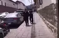 Congresistas en Cusco: Luis ngel Aragn y Guido Bellido huyen de la prensa en la semana de representacin