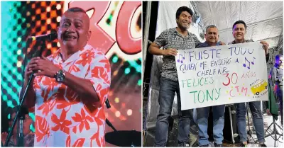 Tony Rosado recibe sorpresa a das de su 30 aniversario