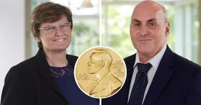 Katalin Karik y Drew Weissman reciben Premio Nobel de Medicina.