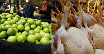 Precio del limn y el pollo cambi en el Mercado Mayorista.