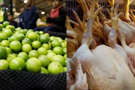 Precio del limn y el pollo cambi en el Mercado Mayorista.