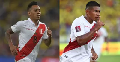 Christian Cueva y Edison Flores.