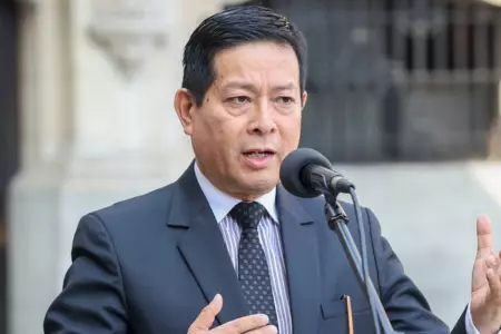 Ministro de Justicia, Eduardo Arana.