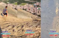 (VIDEO) Volando en la arena! 'Festival del nspero' vuelve a sorprender con tricampen: "Esto es tener alas"
