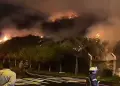 ¡Alerta! Costa Verde: Se registra incendio forestal de gran magnitud en Barranco