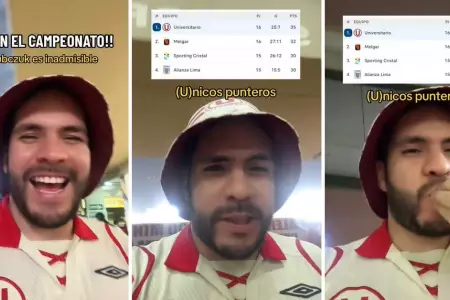 Hincha crema lanza mensaje a quienes "lloran" por la prdida de UTC.