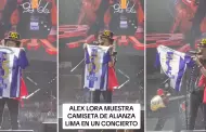 "El ms grande, raza": lex Lora llena de elogios a la camiseta blanquimorada de Alianza Lima