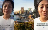 Increble! Peruana sorprende al revelar cunto se gana trabajando en Australia