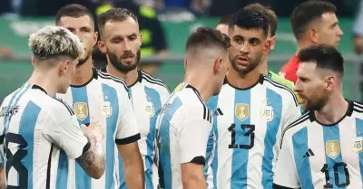 Seleccin Argentina present sus convocados para partido contra Per.