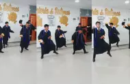 (VIDEO) Apotesico! Recin graduados sorprenden bailando Tinkus: "'Inges' Felicitaciones!"
