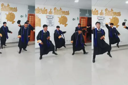 Recin graduados sorprenden bailando Tinkus.