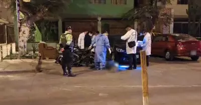 Asesinan a hombre en Los Olivos.