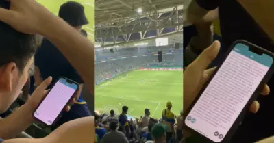 Hincha se pone a leer la Biblia en tanda de penales del Boca Juniors.
