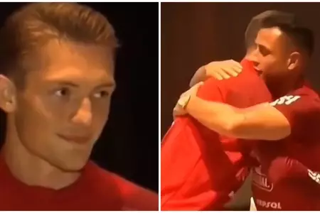 Yoshimar Yot�n sorprende a Oliver Sonne con divertida bienvenida