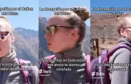 (VIDEO) Se sinti estafada! Turista va al Colca y queda decepcionada: "Este es el can?"