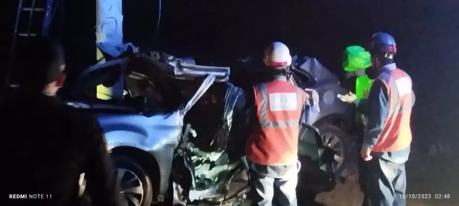 Tres personas pierden la vida tras fatal accidente de tránsito en Huanchaco