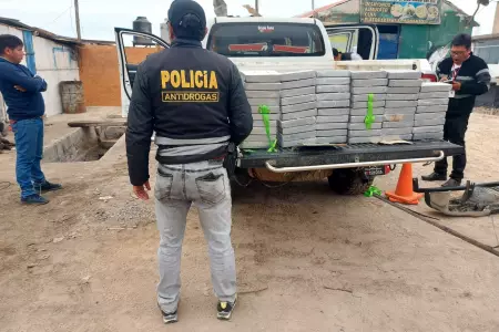 Incautan ms de 50 kilos de droga en la Panamericana Sur