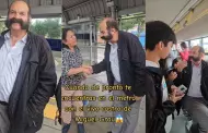 Pasajeros del Metropolitano quedan sorprendidos al ver al bisnieto de Miguel Grau: "Su reencarnacin"