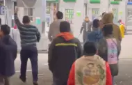 No puede ser! Hinchas peruanos protagonizan gresca durante banderazo en Chile
