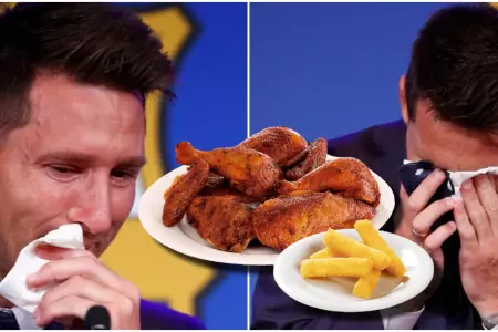 Lionel Messi se intoxic� por comer pollo a la brasa en Per�