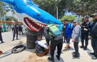 Vecinos se enfrentan a gestin municipal de Arturo Fernndez por colocar estatua gigante en parque de Trujillo