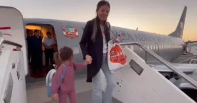 Peruanos repatriados desde Israel ya arribaron a Italia