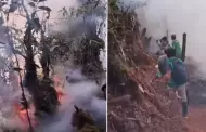 Incendio forestal en Tarapoto: Siniestro en rea de conservacin se expande rpidamente por sequa
