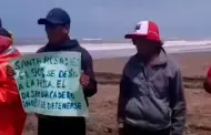 Pescadores artesanales rechazan exploracin petrolera en Lambayeque