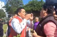 Trujillo: trabajador de la municipalidad pide perdn a vecinos y alcalde de territorial por pelea por tiburn, pero no aceptan sus disculpas