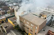 Incendio en Cercado de Lima: Bomberos controlan siniestro en almacn clausurado