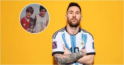Lionel Messi y su visita a Per a los 9 aos