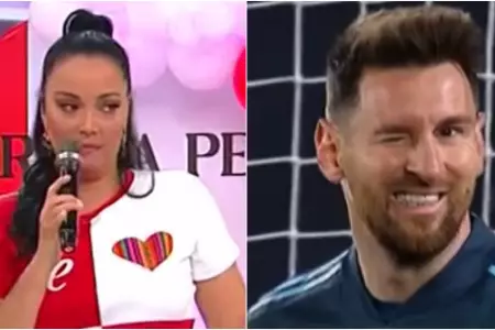 Mariella Zanetti comparte su score del partido Per� vs. Argentina