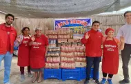 Manchay: Olla comn 'Plataforma' recibe donacin de alimentos gracias a Exitosa y Alicorp