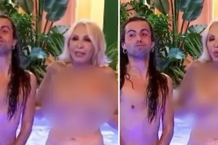 Laura Bozzo se desnuda durante el 'Gran Hermano VIP'.