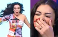 No se pasan? Rosangela Espinoza casi se cae EN VIVO y Michelle Soifer se burla frente a cmaras