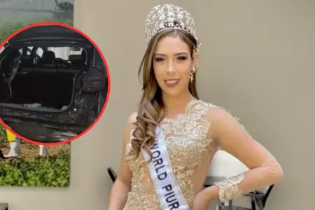 Miss Piura se pronuncia tras atentado en su contra.