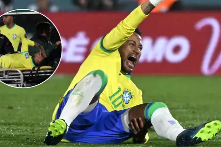 Neymar será operado tras lesión en la rodilla