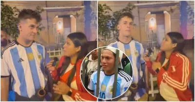Hincha argentino sobre apoyar a otro equipo durante los partidos de su seleccin