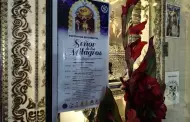 Trujillo: devotos del Seor de los Milagros se emocionan al visitar urna del Cristo Morado al interior de mercado Central